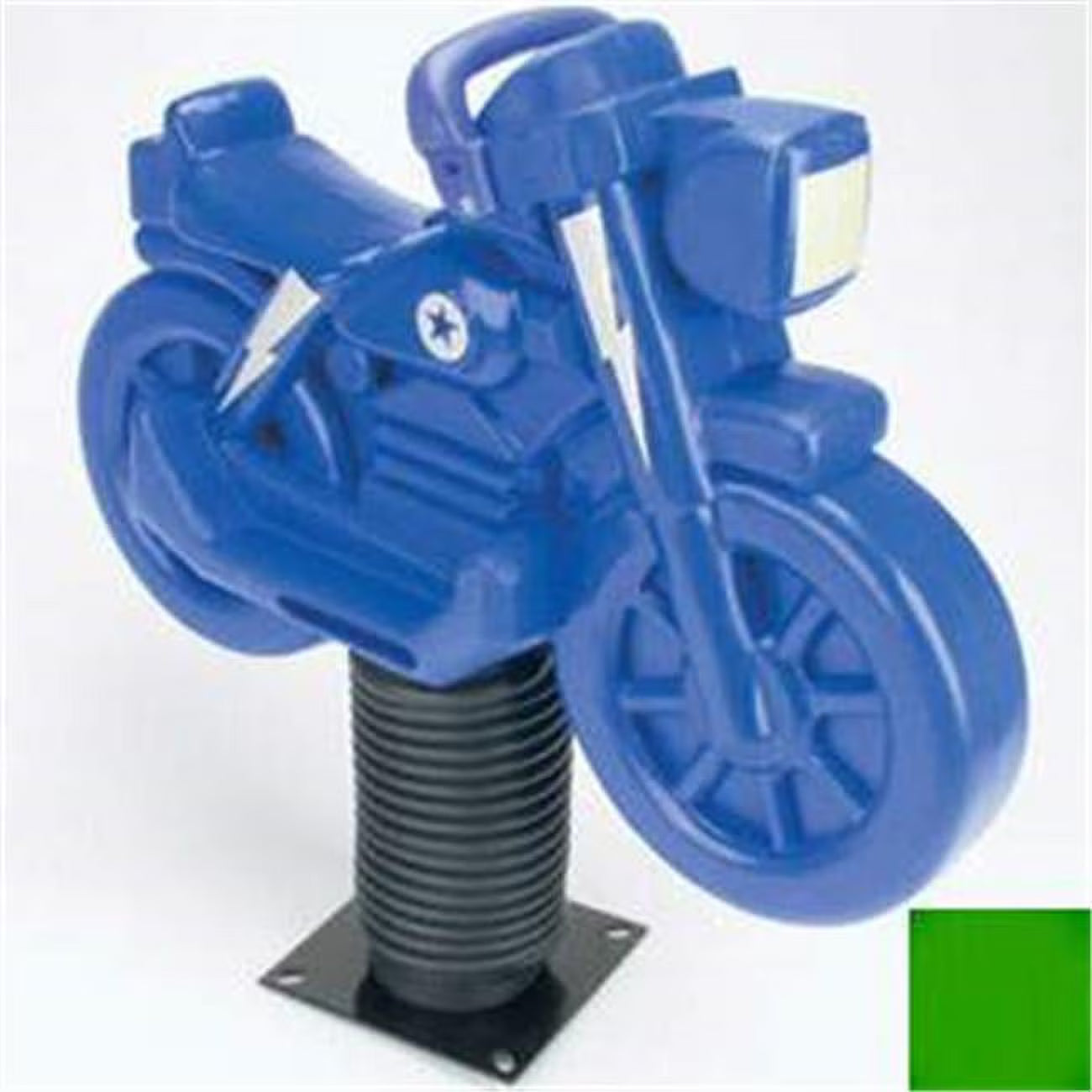 Green Motorcycle Spring Ride J245