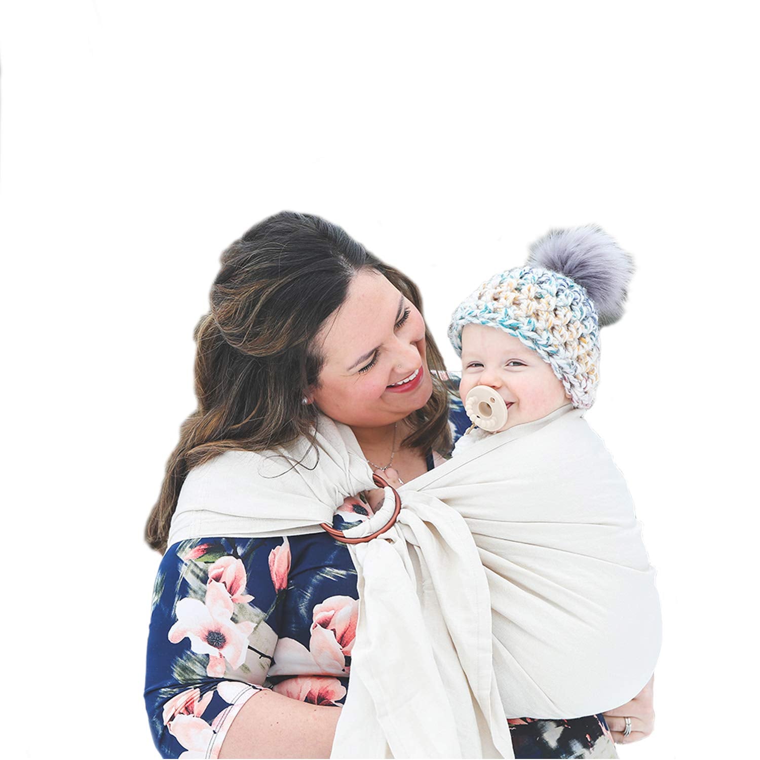 Bamboo and Linen Ring Sling Baby Carrier G960338