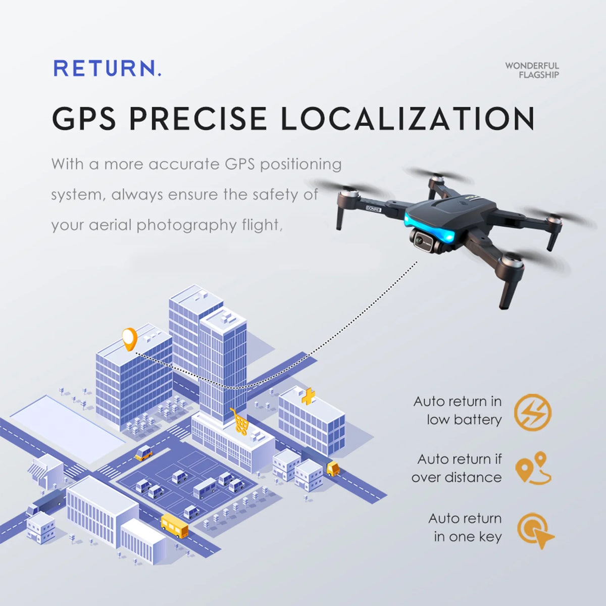 6K UHD GPS FPV Drone with Camera K808