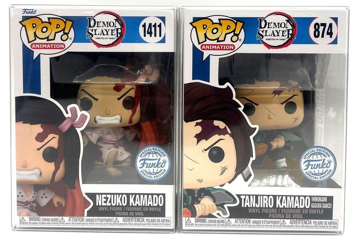 Tanjiro & Nezuko Pop! Figures with Protectors R709991