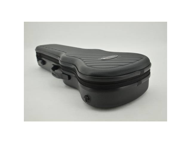 Zippered Hardshell Tenor Ukulele Case with Password Lock-Black M190