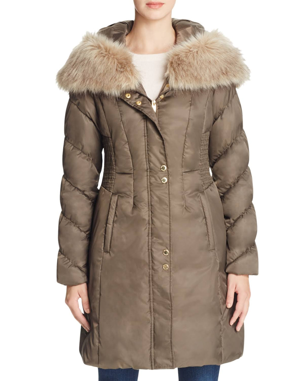 Smocked Coat U27151