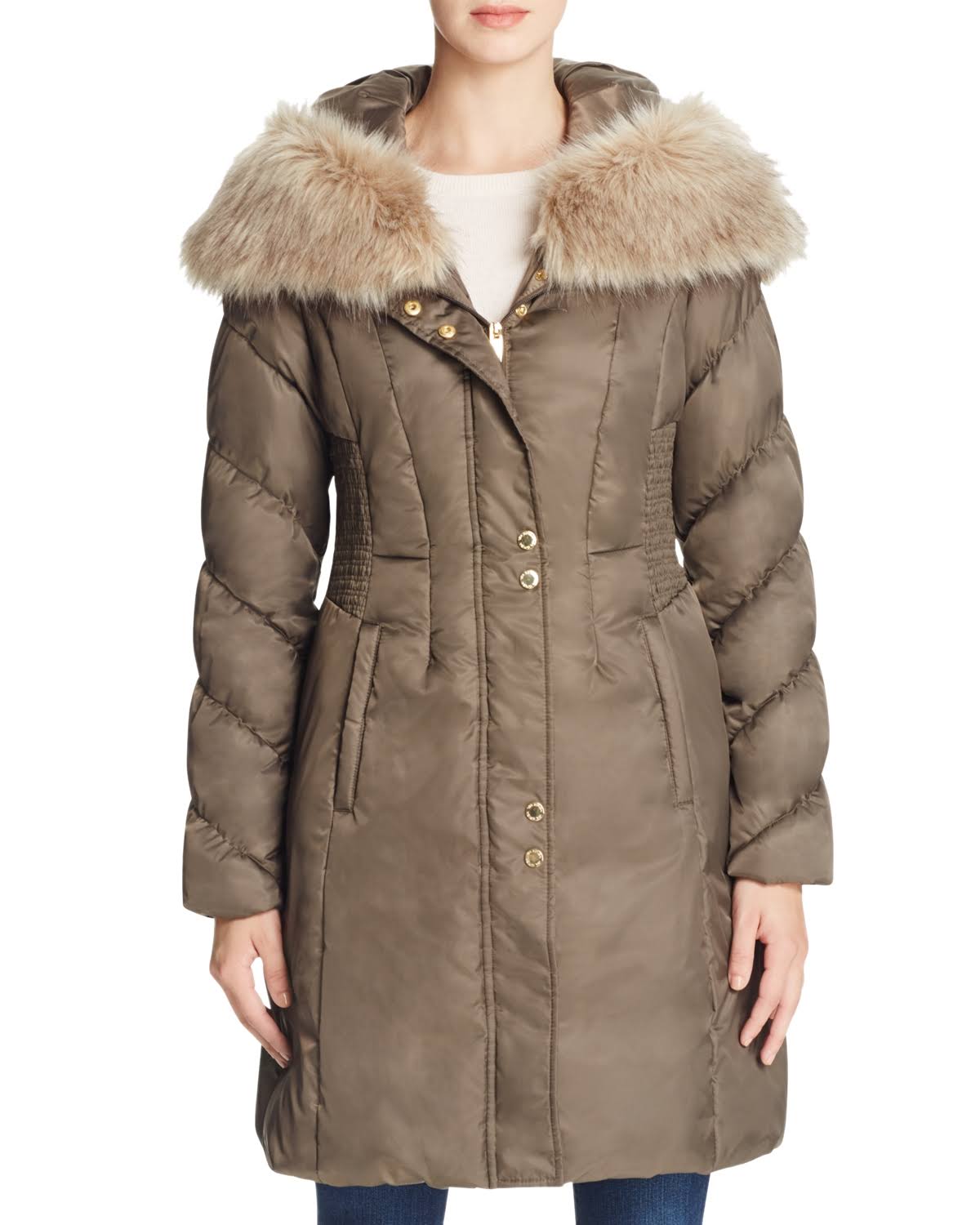 Smocked Coat U27151