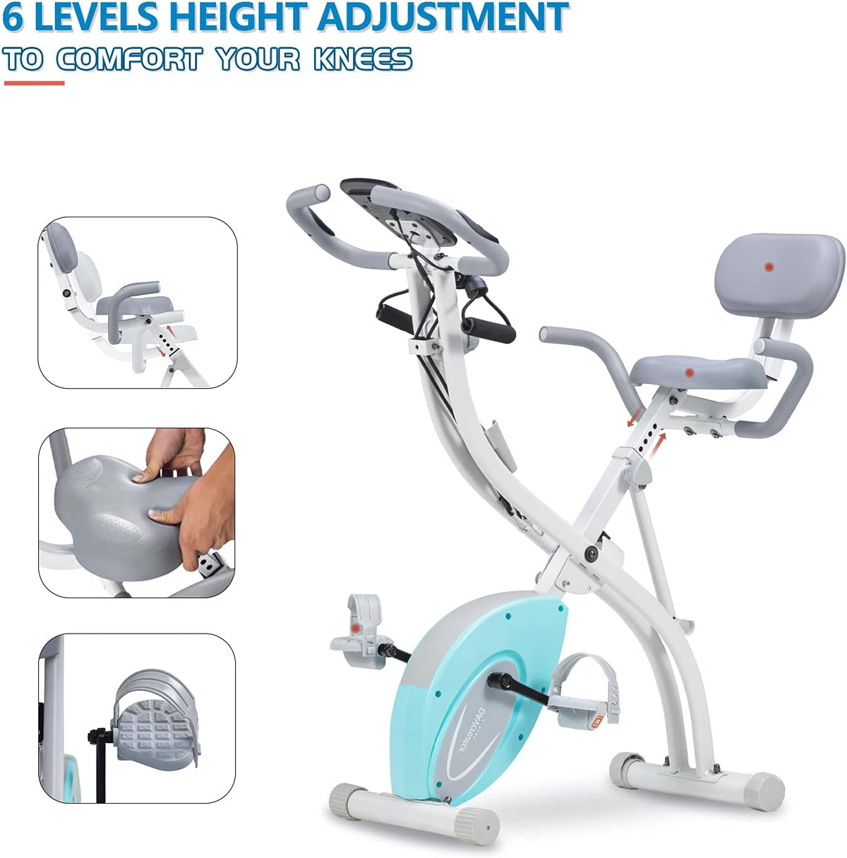 Folding Exercise Bike with Arm Workout A68883
