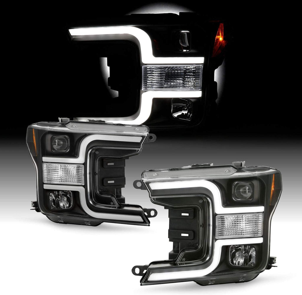 Black Projector Headlights Pair E5450