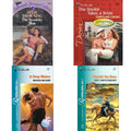 Assorted Silhouette Romance Paperback Book Bundle (4 Pack) L4204