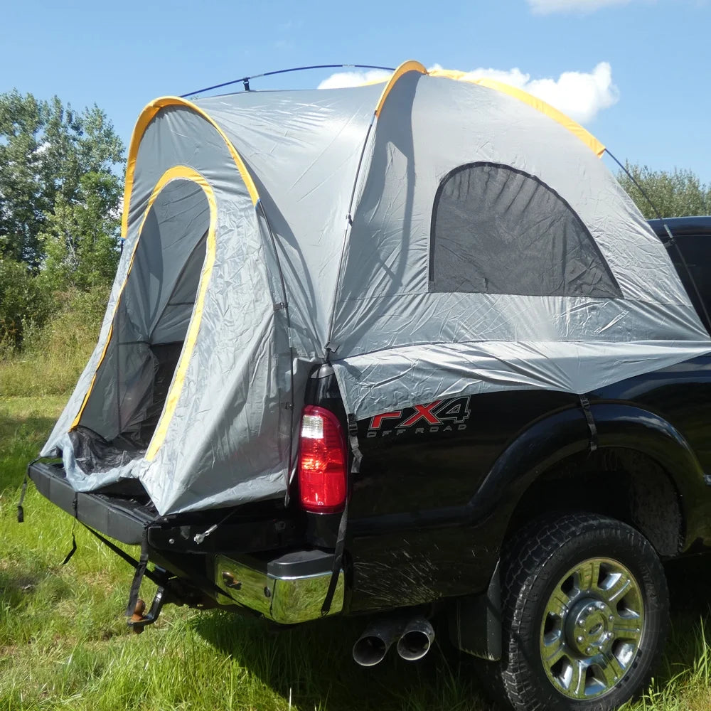 Truck Tent for Truck Beds, Grey/Orange, L N124