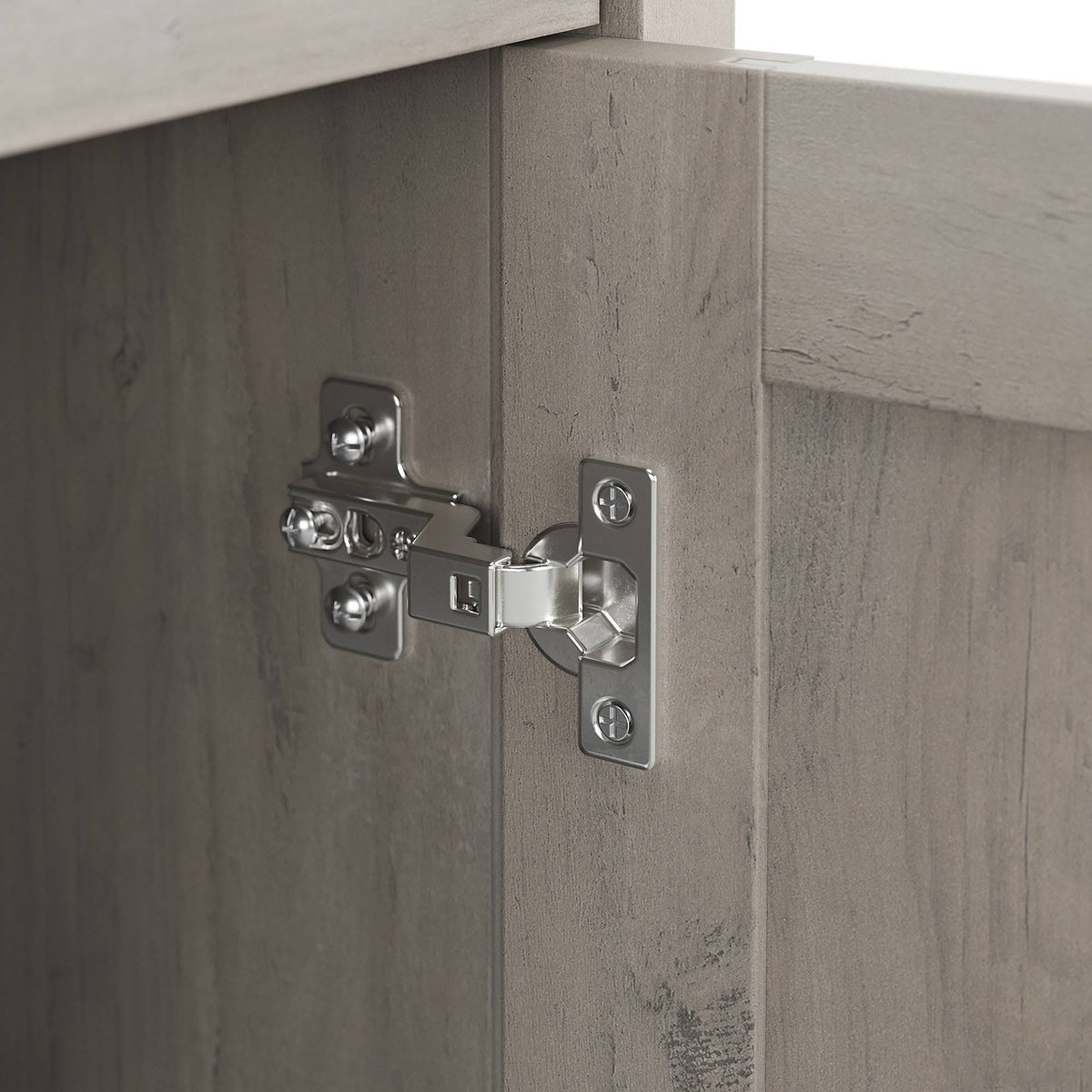 Reclaimed Pine Accent Storage Cabinet with Doors F54183
