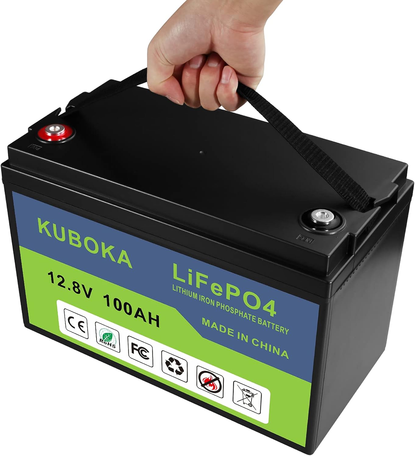 12V 100Ah Lifepo4 Battery with Built-in BMS O72612