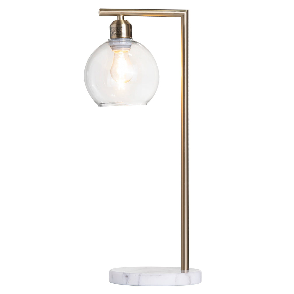 Gold Metal Marble Task Lamp W328