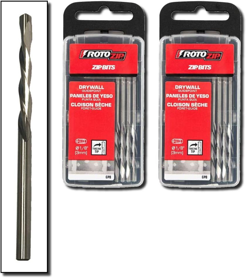 1/8" Guide Point Drywall Router Bits (80-Pack) M18280