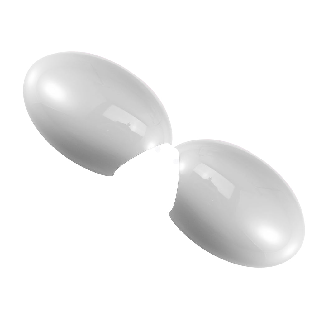 White Rearview Mirror Cover for Mini Cooper S Y523