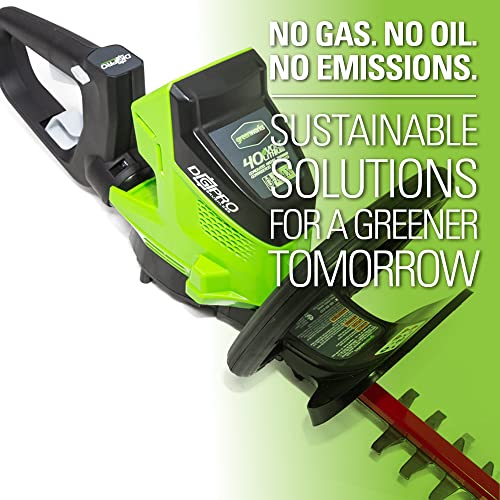 40V 24" Cordless Hedge Trimmer with 3.0Ah Battery and Charger E1289