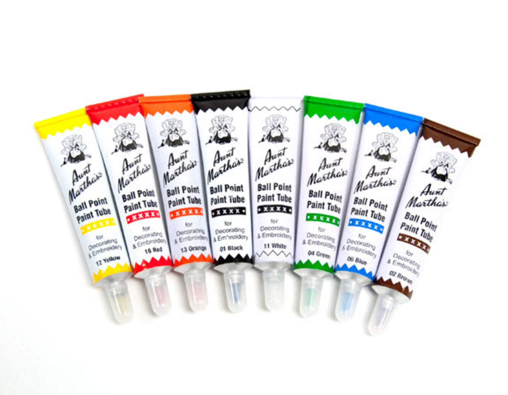 Ballpoint Paint Tubes 1oz 8 Colors D900317