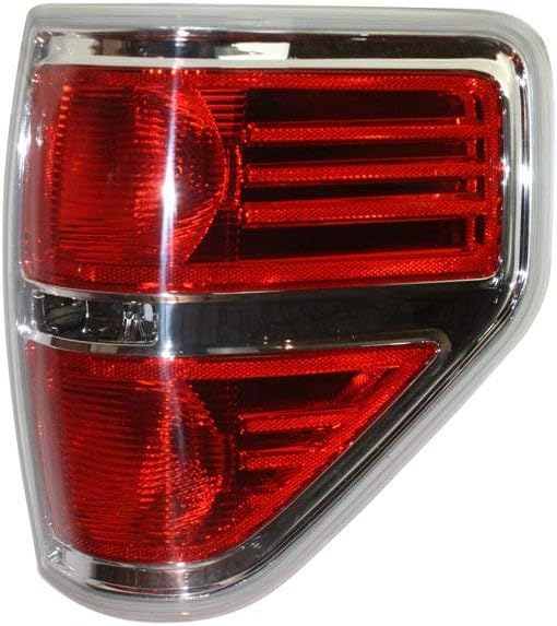 Tail Light Lens and Housing Set of 2 for Ford F-150 C837