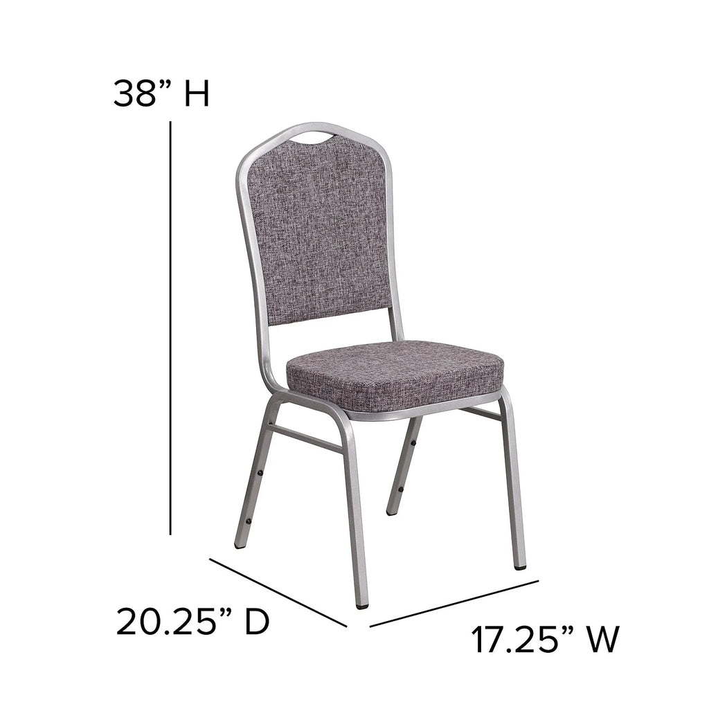 Stacking Banquet Chair, Heringbone, Set of 4 A92799