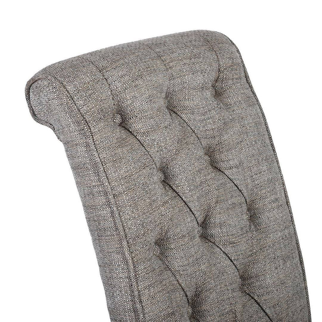 Grey Solid Wood Frame Dining Chair Set of 2 W6379