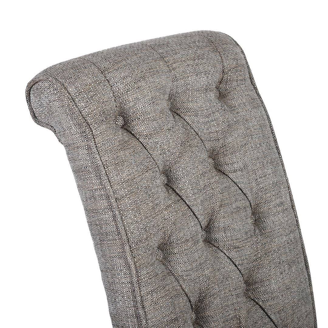 Grey Solid Wood Frame Dining Chair Set of 2 W6379