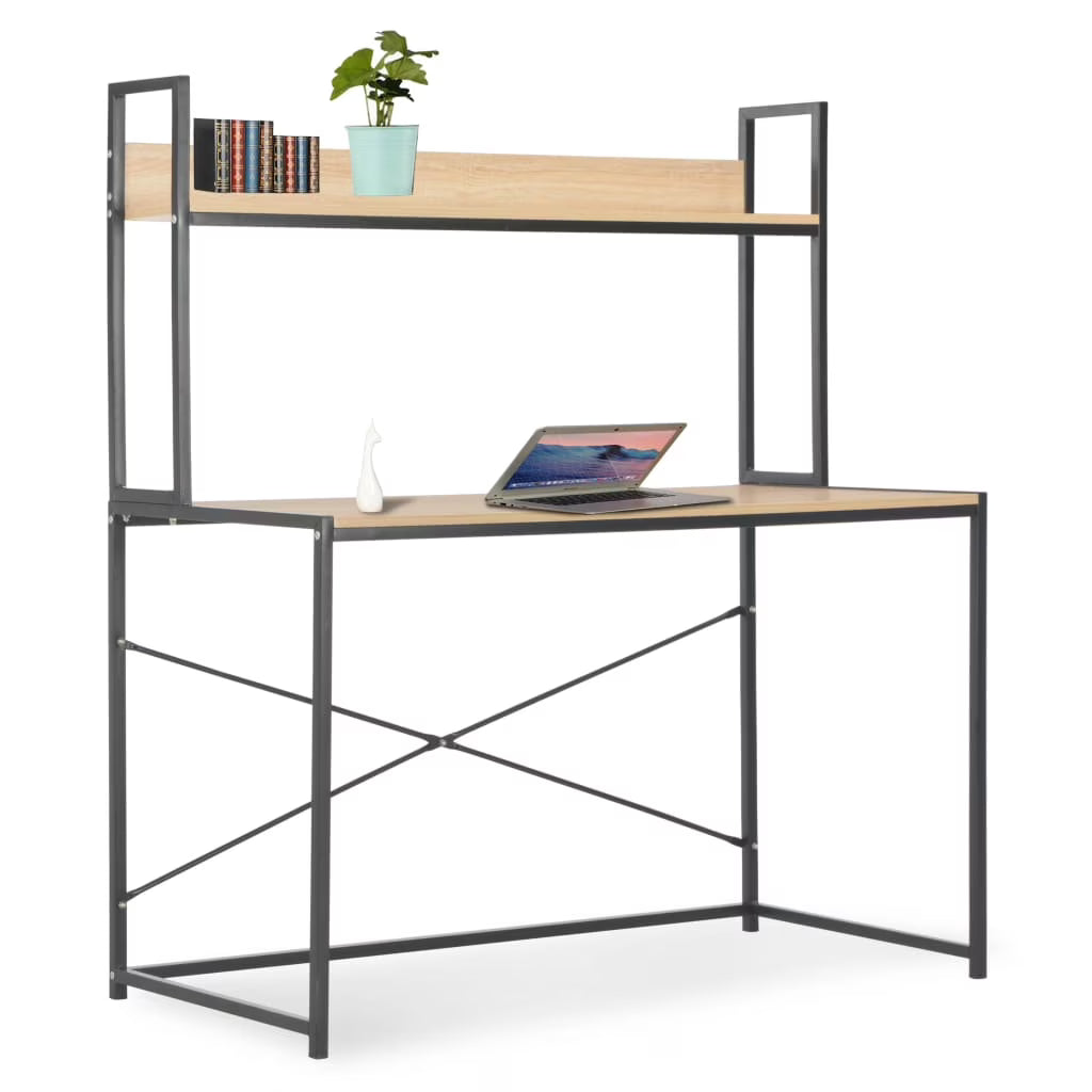 Black and Oak Computer Desk T614702