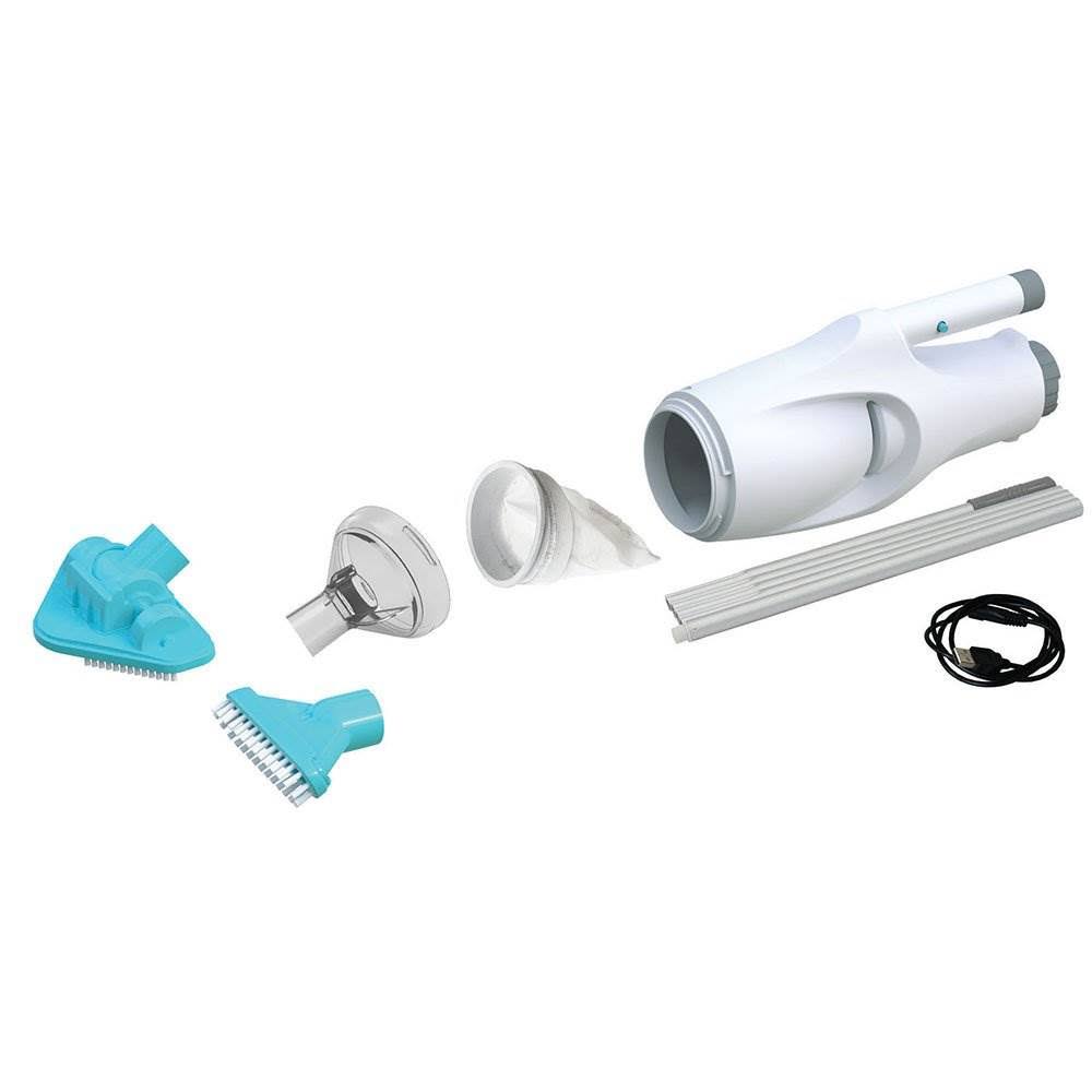 3-Piece Rechargeable Above-Ground Swimming Pool Vacuum T7874