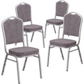 Stacking Banquet Chair, Heringbone, Set of 4 A92799