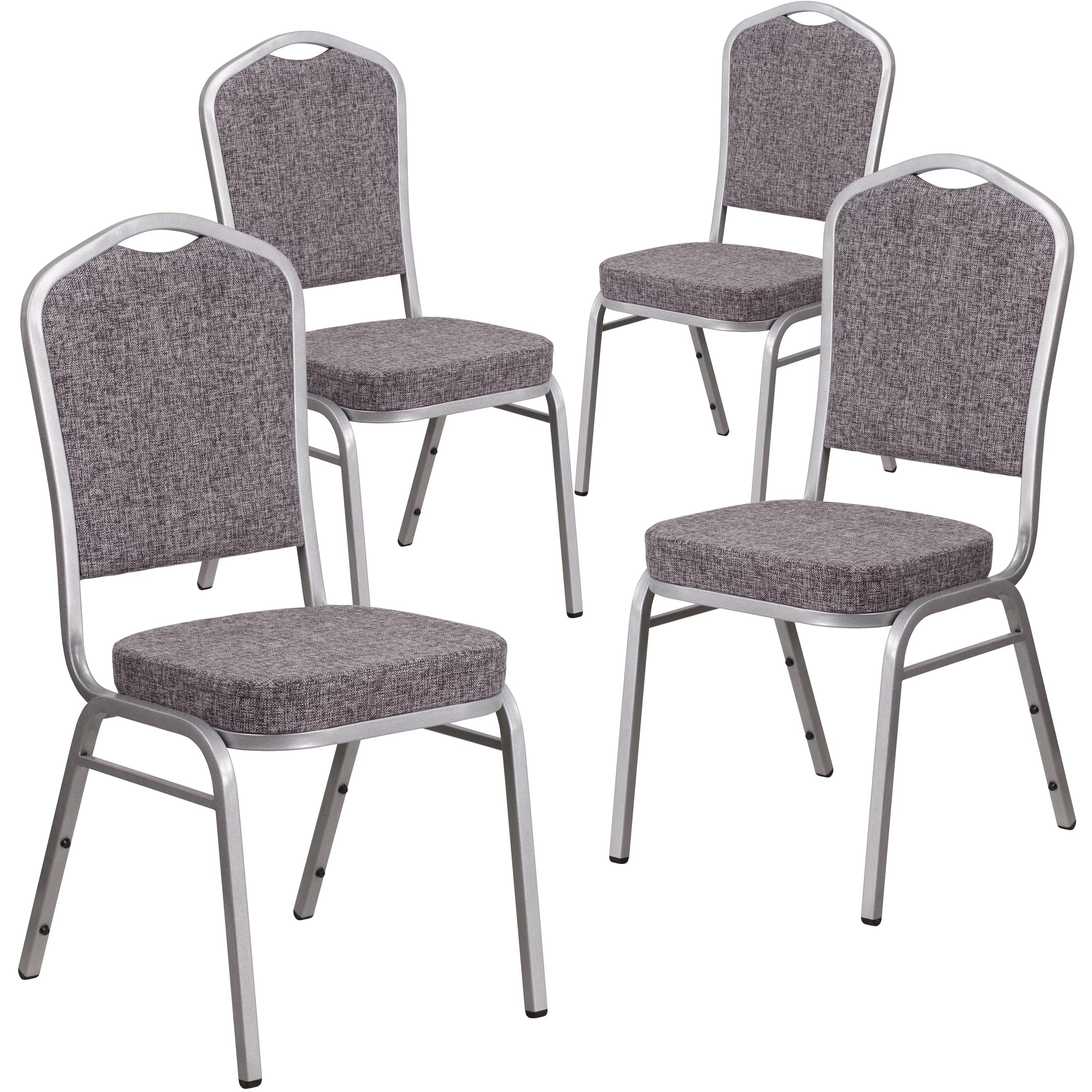 Stacking Banquet Chair, Heringbone, Set of 4 A92799