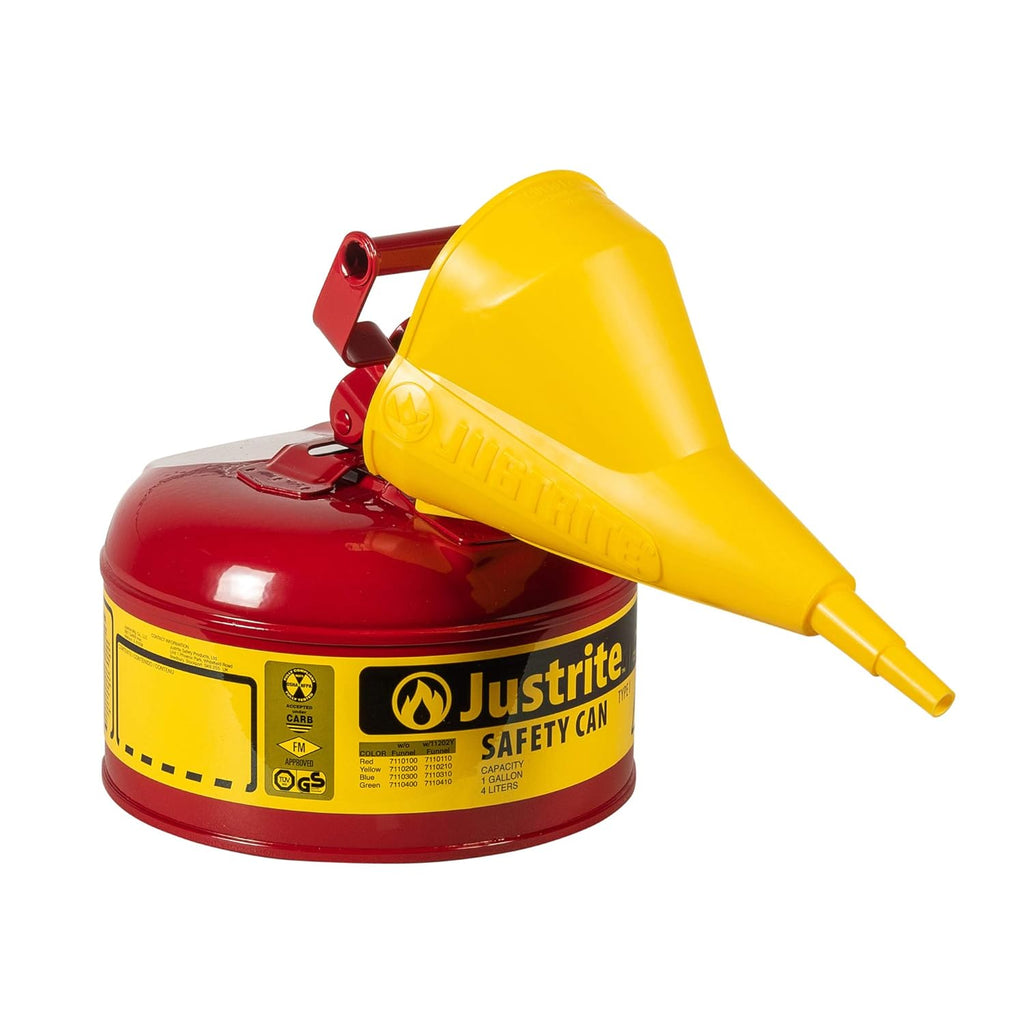 2 Gallon Galvanized Steel Safety Can With Funnel X3875