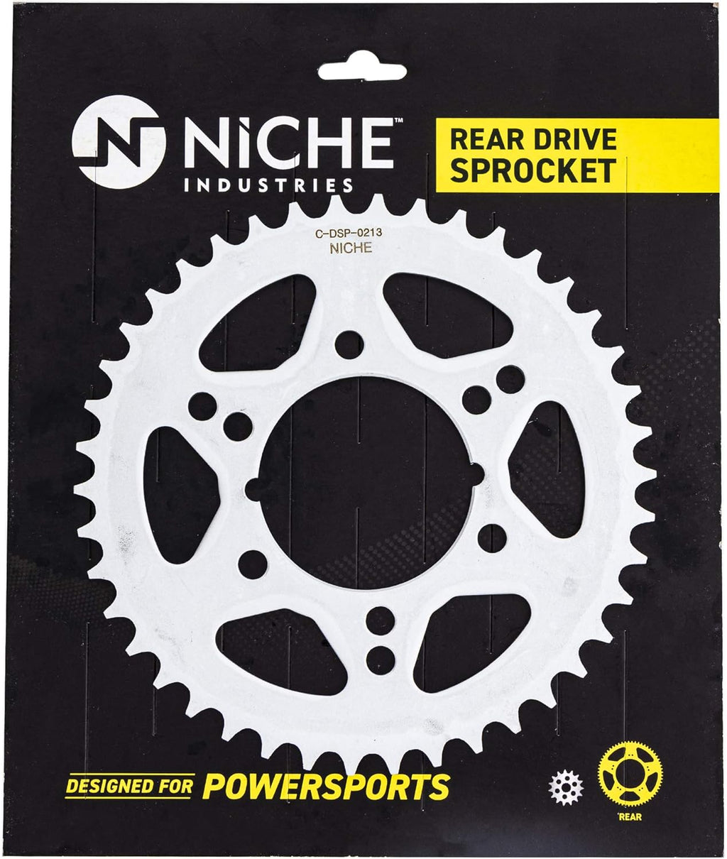 Drive Sprocket Chain Combo Front 11 Rear 42 Tooth 520NZ Standard 70 Links Pack of 2 D5881