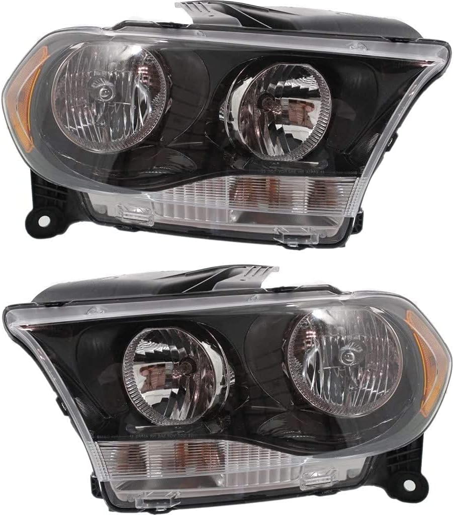 Headlight Assembly Pair for Dodge Durango 2011 2012 2013 I580