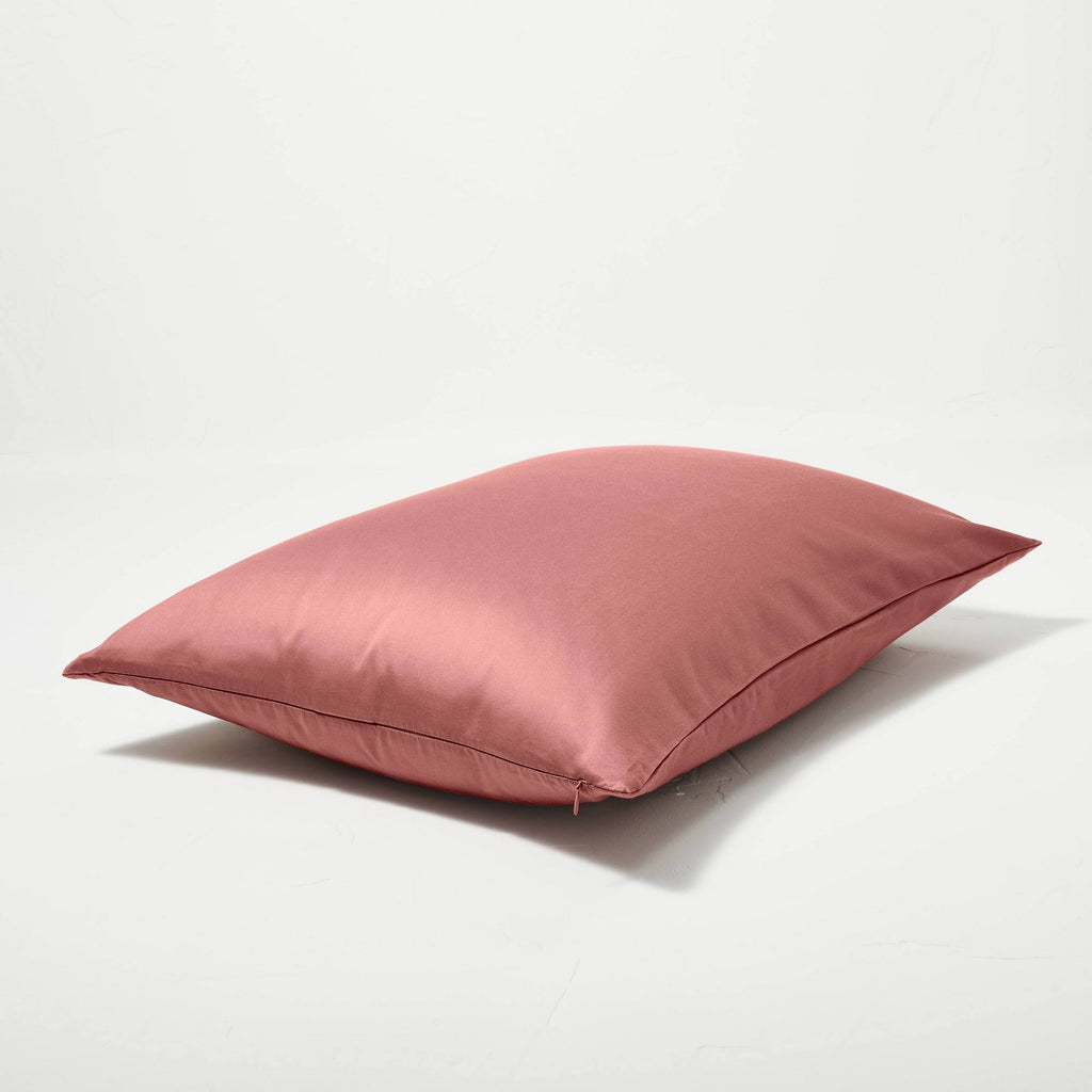 Full/Queen Supima Washed Sateen Duvet & Sham Set Rose Z242
