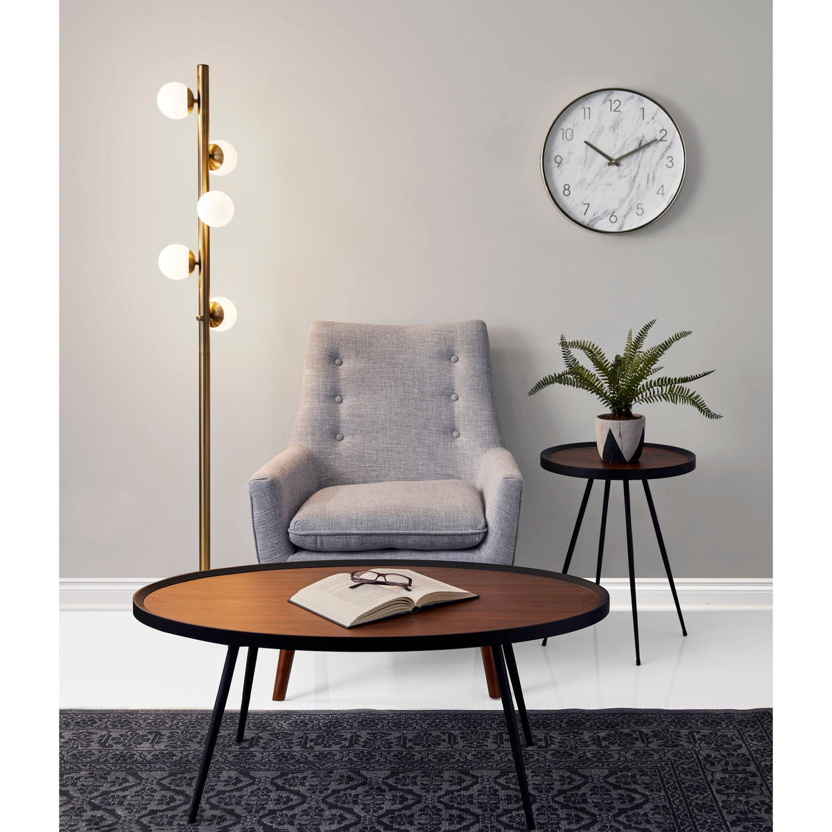 Walnut End Table E3429