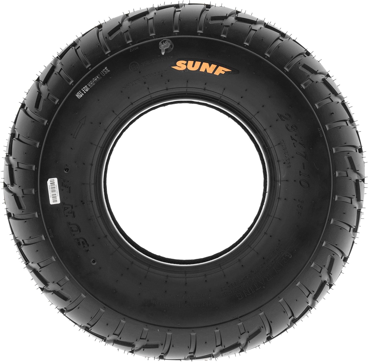 Set of 4 ATV UTV Flat Track Tires 20x7-8 Front & 18x9.5-8 Rear, 6 PR, Tubeless J577744