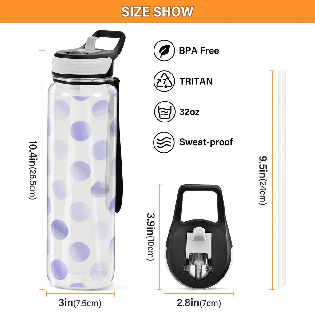 32oz Tritan Water Bottle with Straw C414
