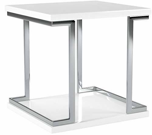 White Square End Table E6314