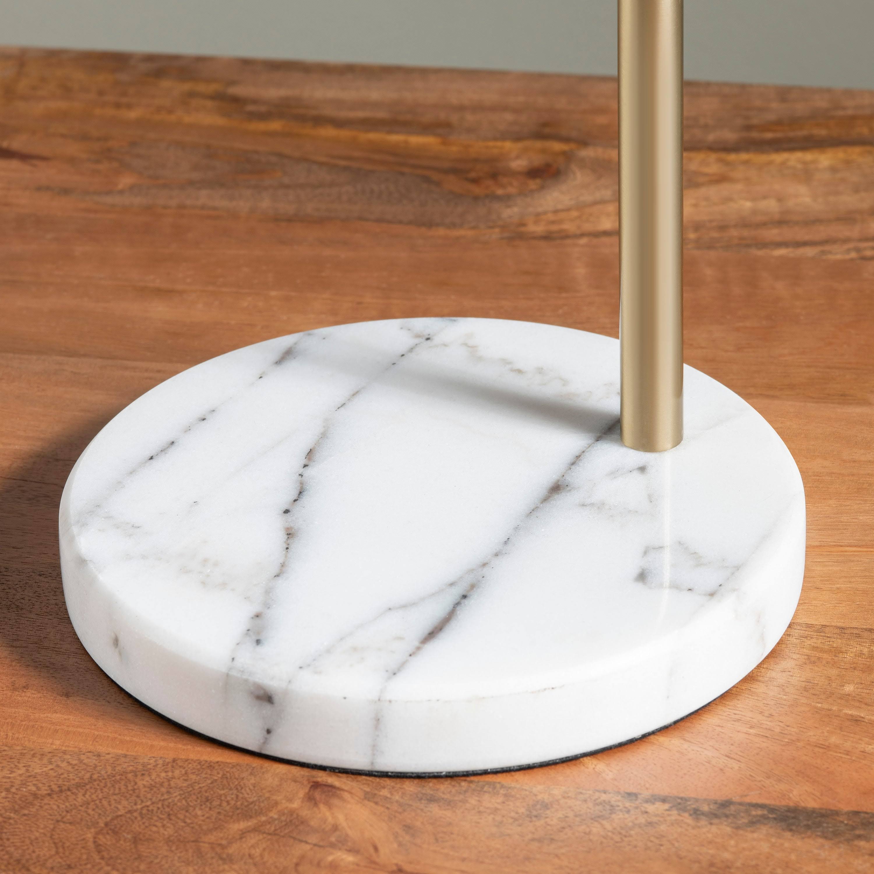 Gold Metal Marble Task Lamp W328