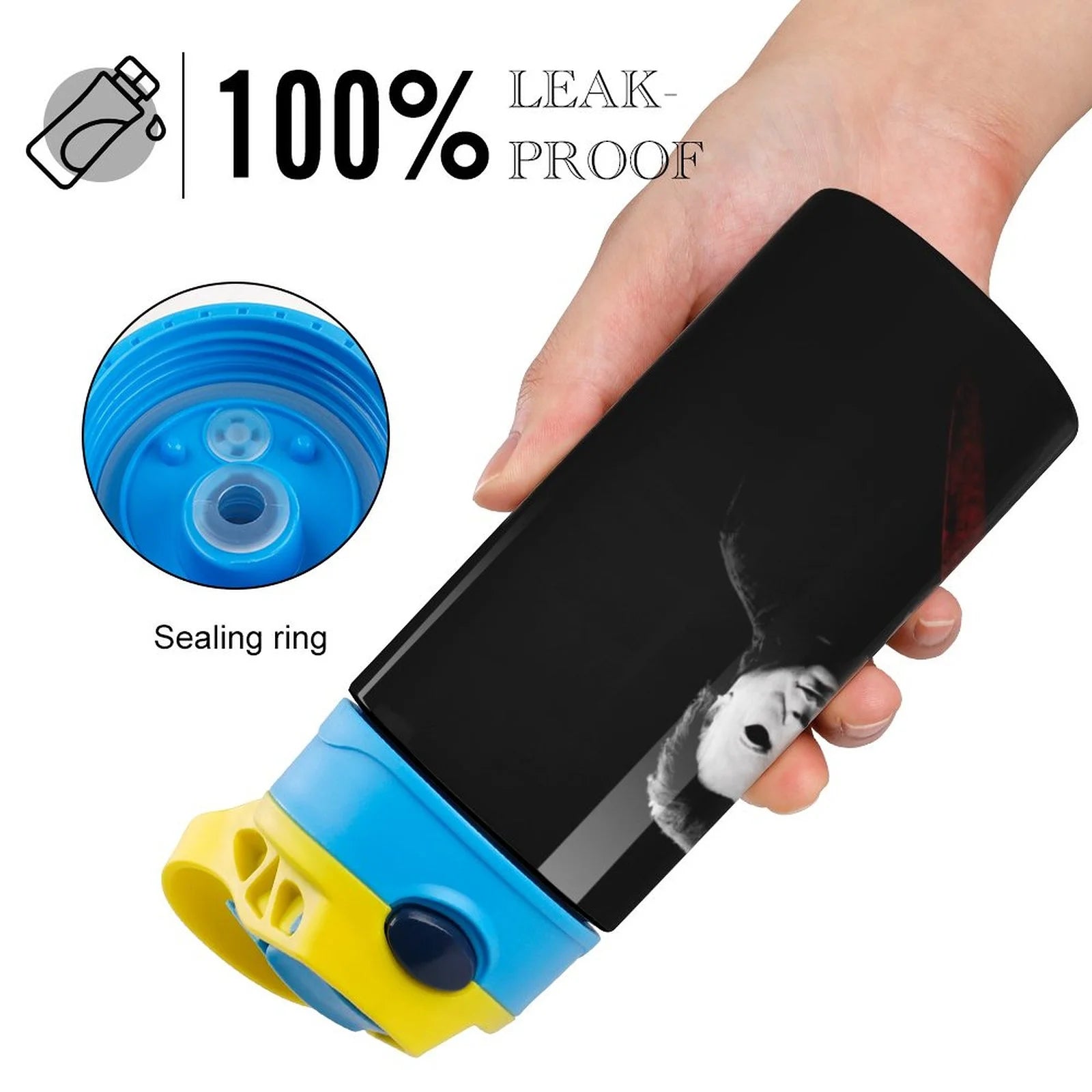 Insulated Stainless Steel Water Bottle with Straw X46409