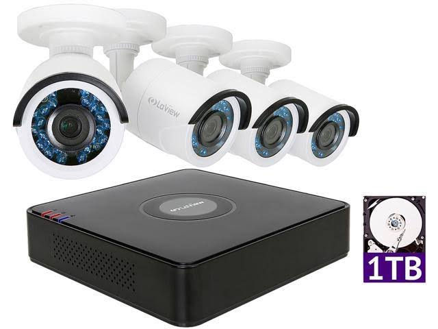 4CH 1080p HD Security Cameras Q72816