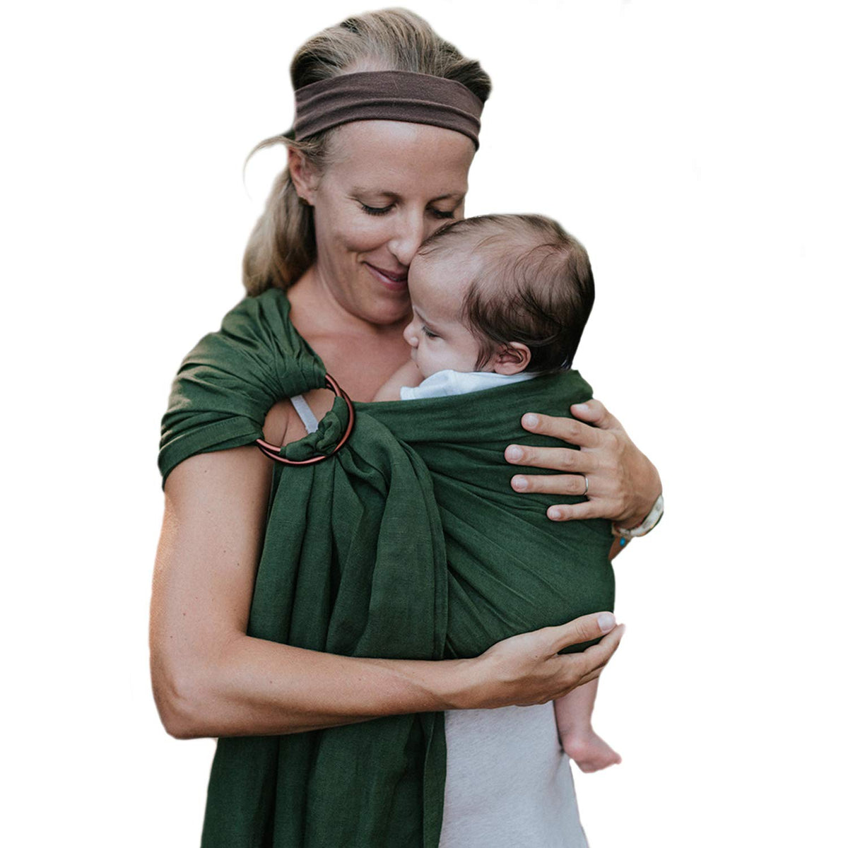 Bamboo and Linen Ring Sling Baby Carrier G960338