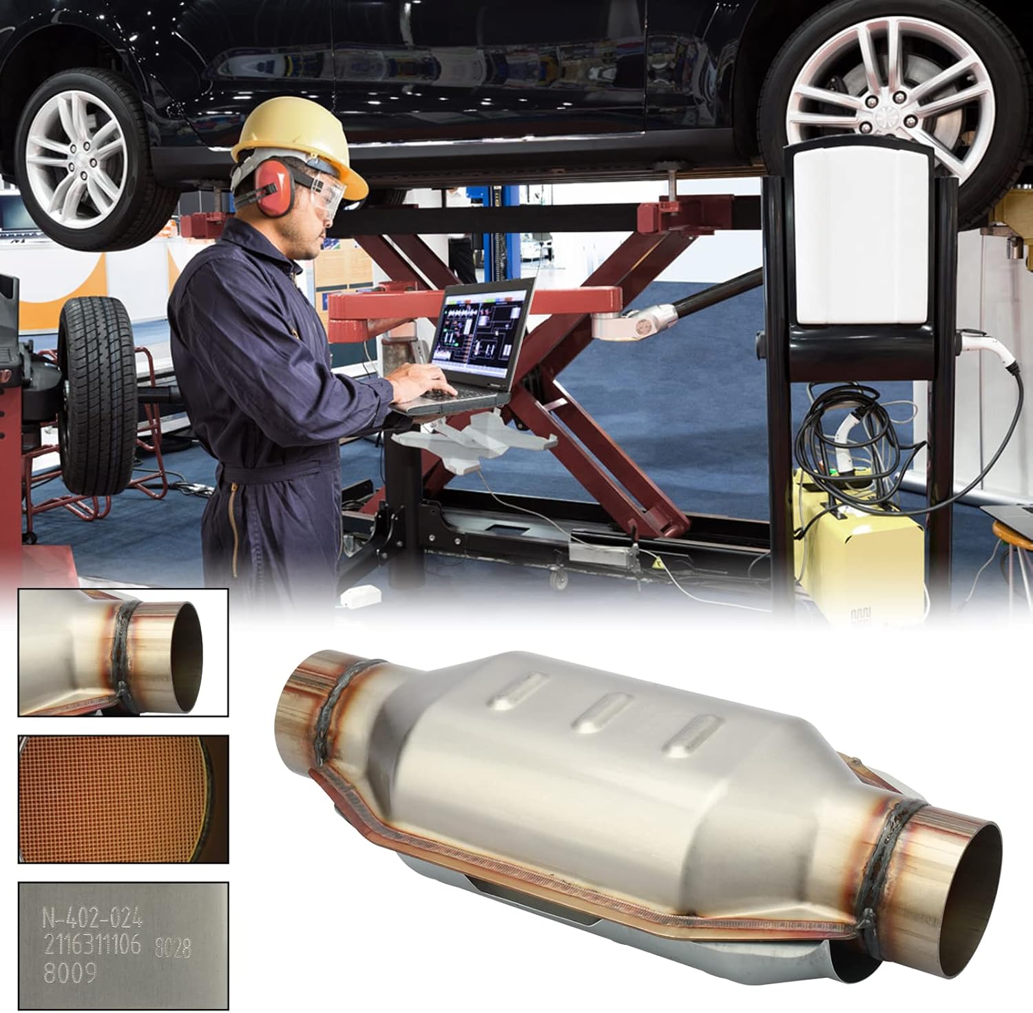 2.5 Inlet/Outlet Universal Catalytic Converter V484060