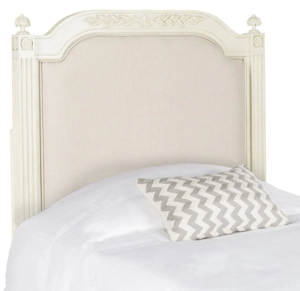 Beige Linen Queen Headboard R3369