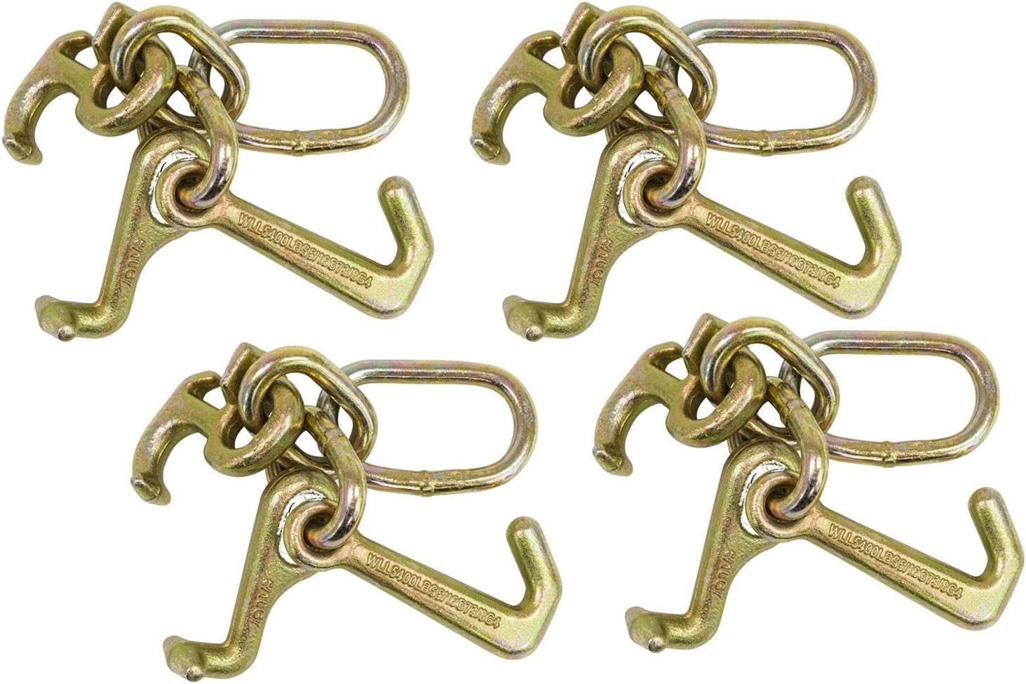 (4 Pack) Heavy Duty Tow Truck Chain Hook P750