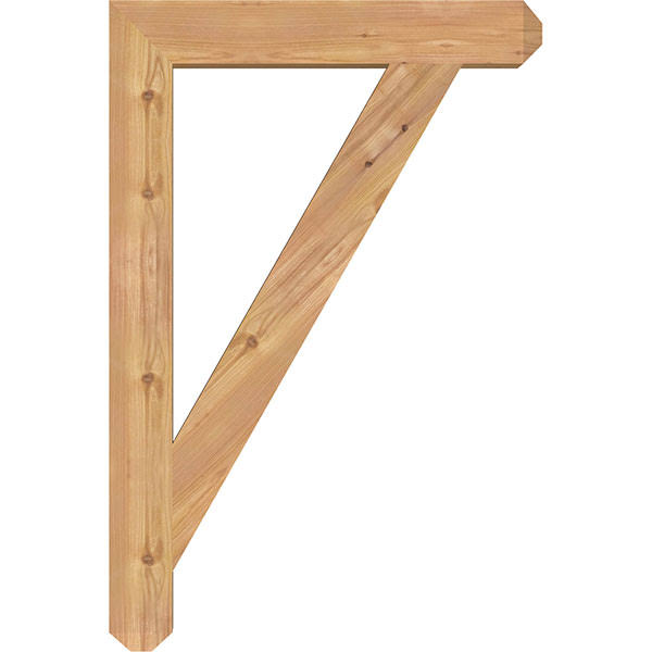 Traditional Craftsman Smooth Bracket, Western Red Cedar N27574