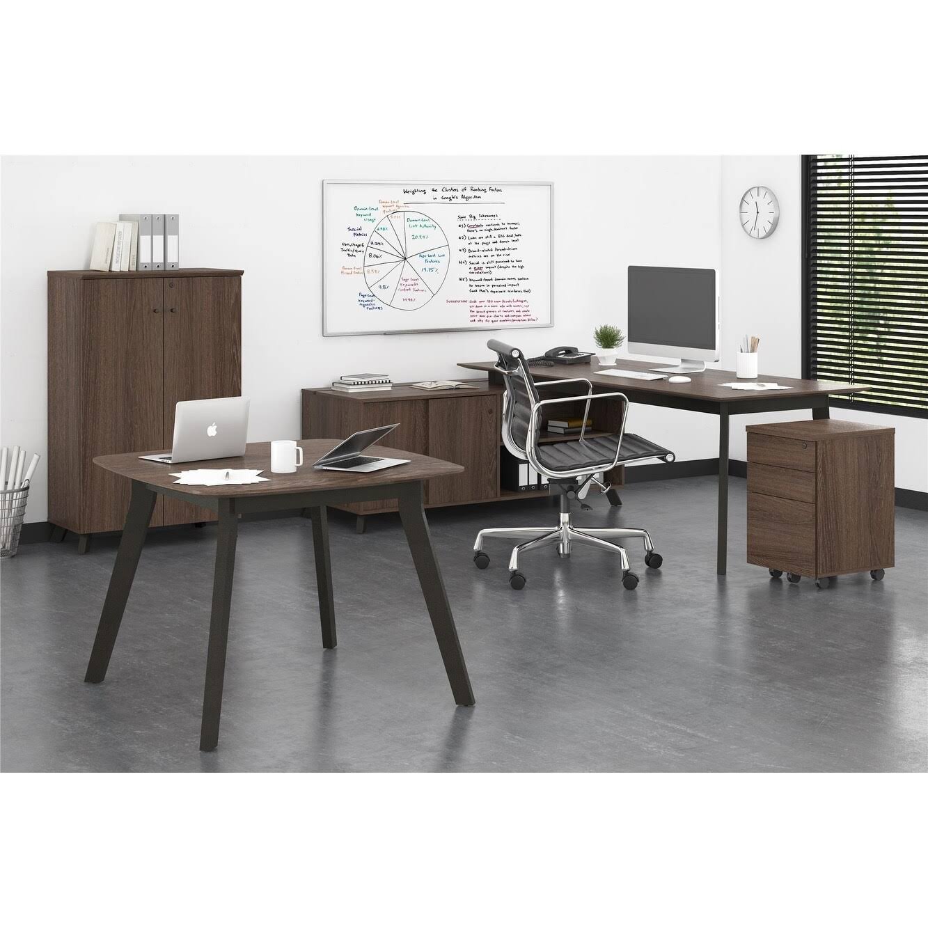 Medium Brown File Cabinet X160