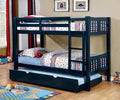 Blue Twin Over Twin Bunk Bed N332104