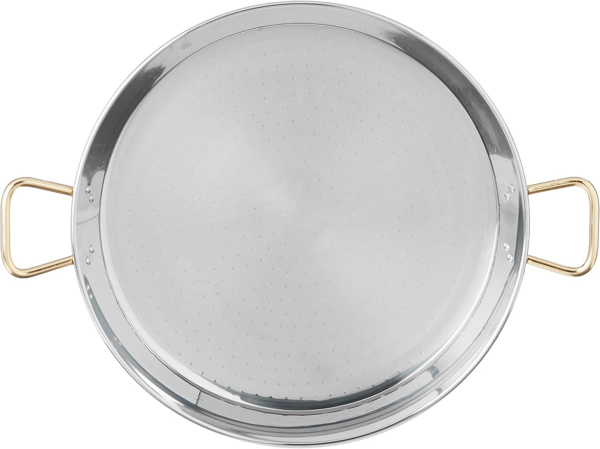 16-Inch Stainless Steel Paella Pan, 40cm Pack of 2 S241