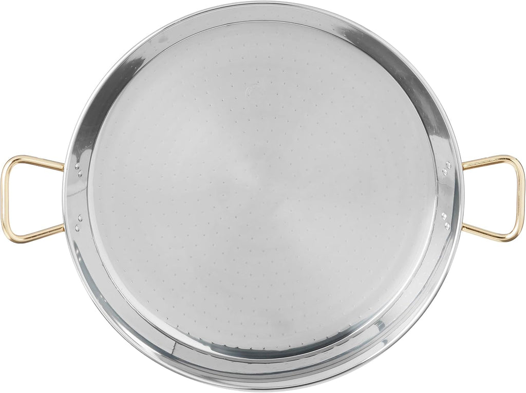 16-Inch Stainless Steel Paella Pan, 40cm Pack of 2 W3599