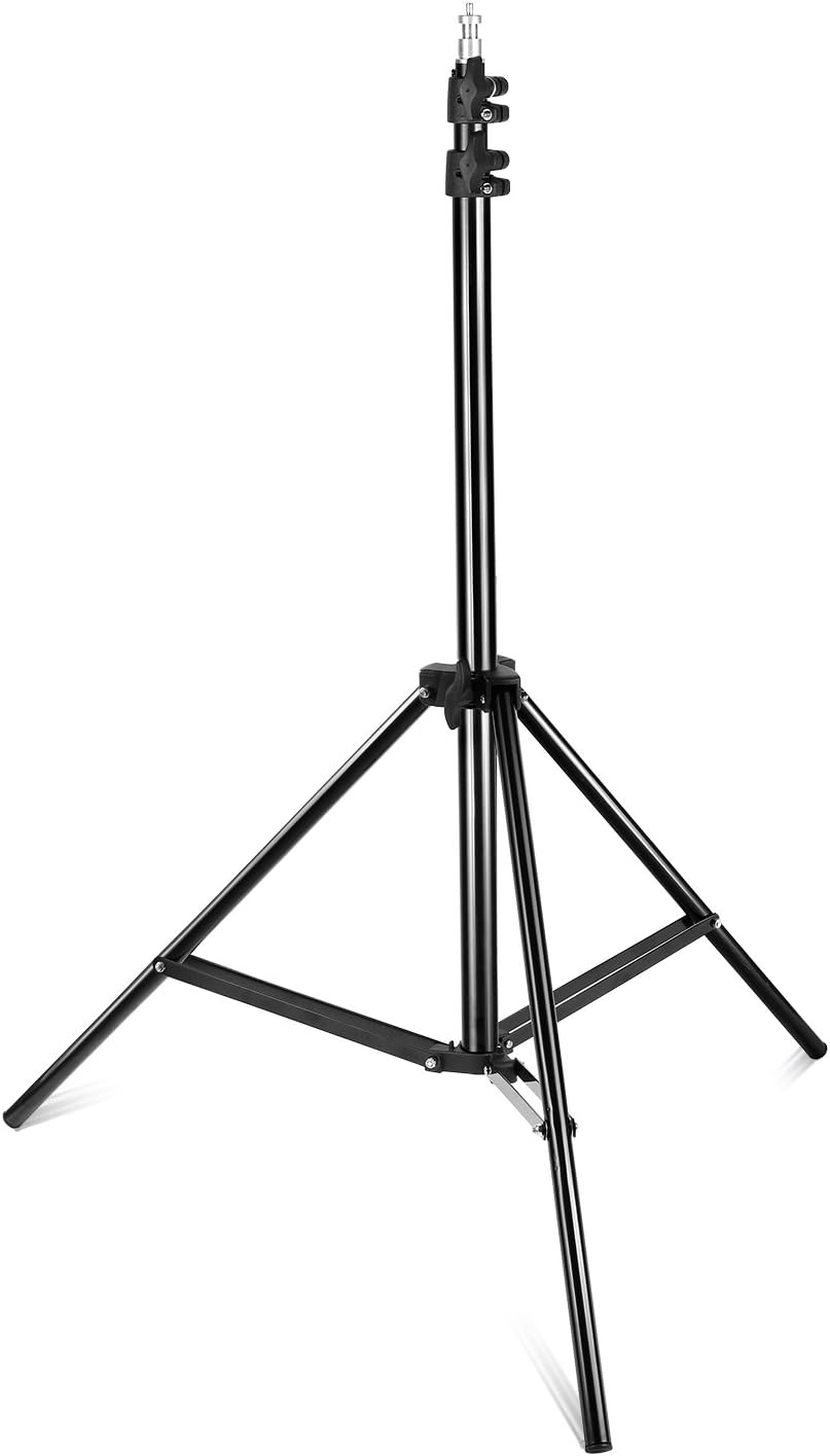 2 Pieces Bi-color 660 LED Video Light and Stand Kit with Barndoor F8952