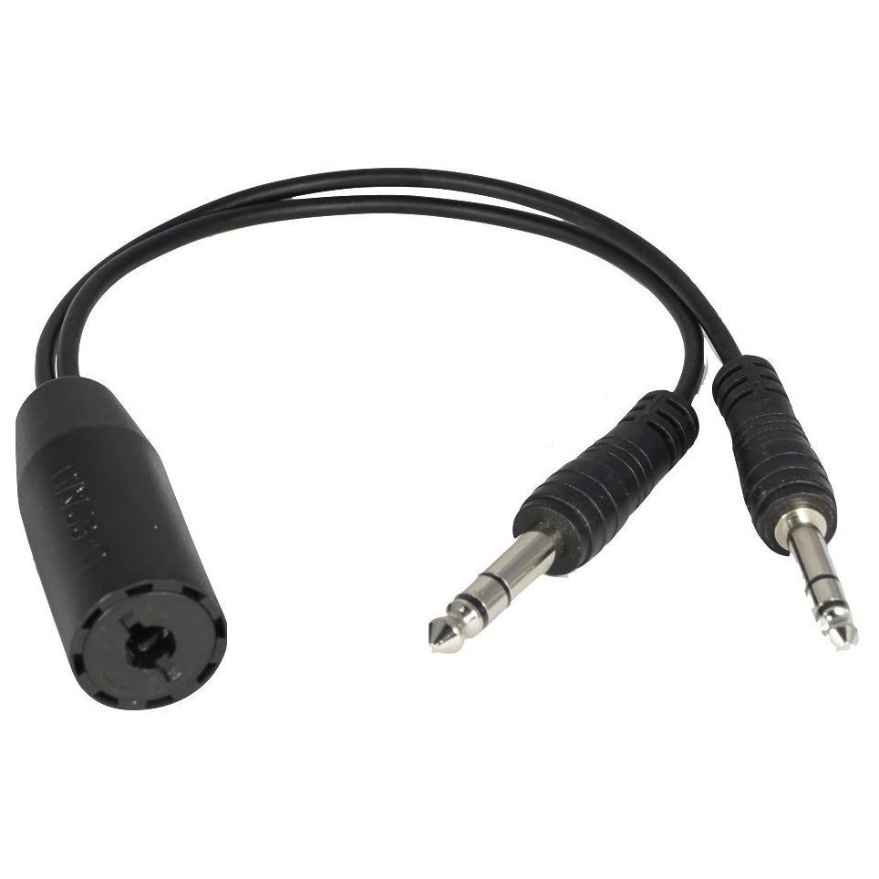 Helicopter to General Aviation Headset Adapter Cable N200