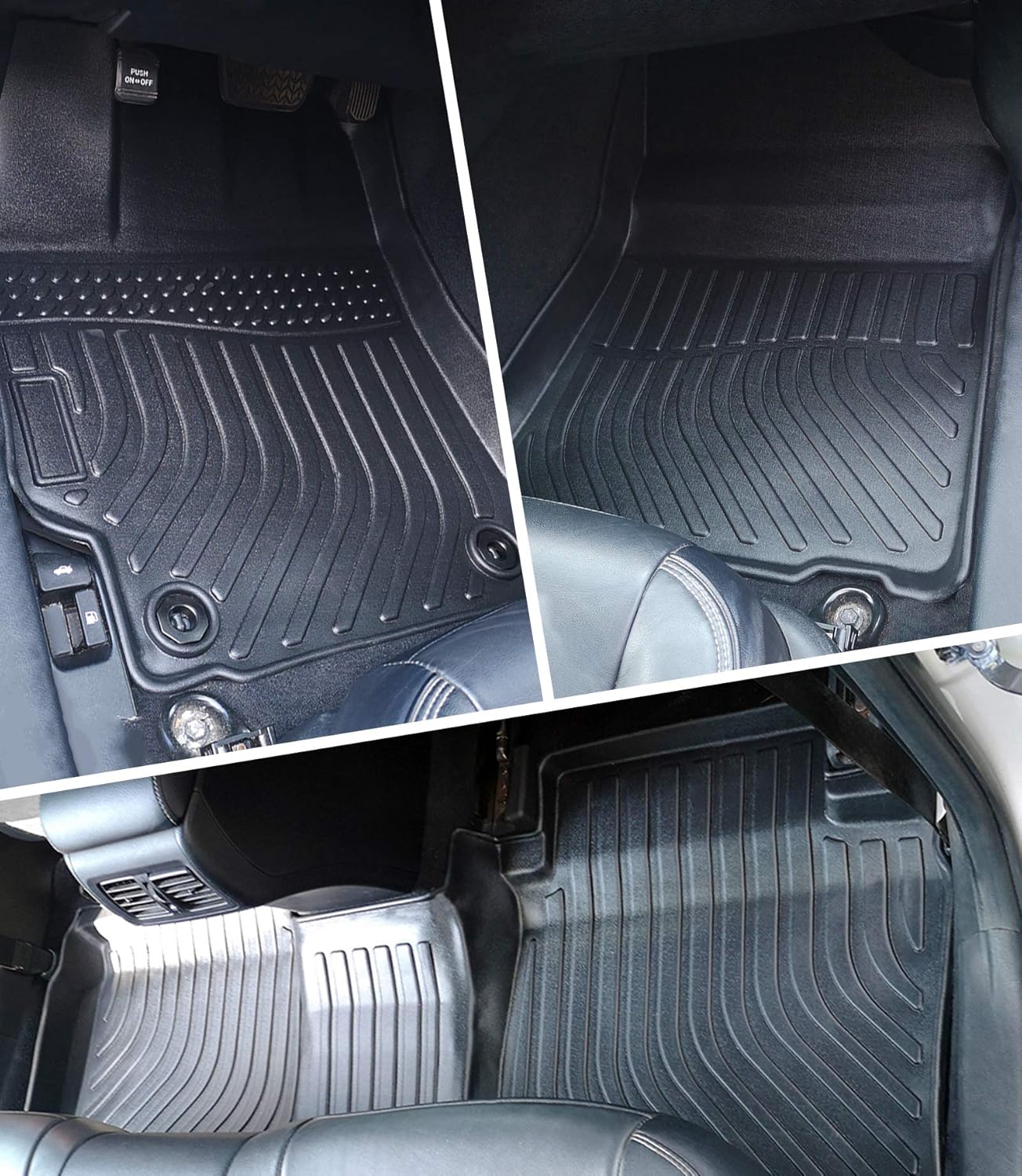 Car Floor Mats for Toyota Camry 2012-2017 Front Rear Heavy Duty All Weather I735637