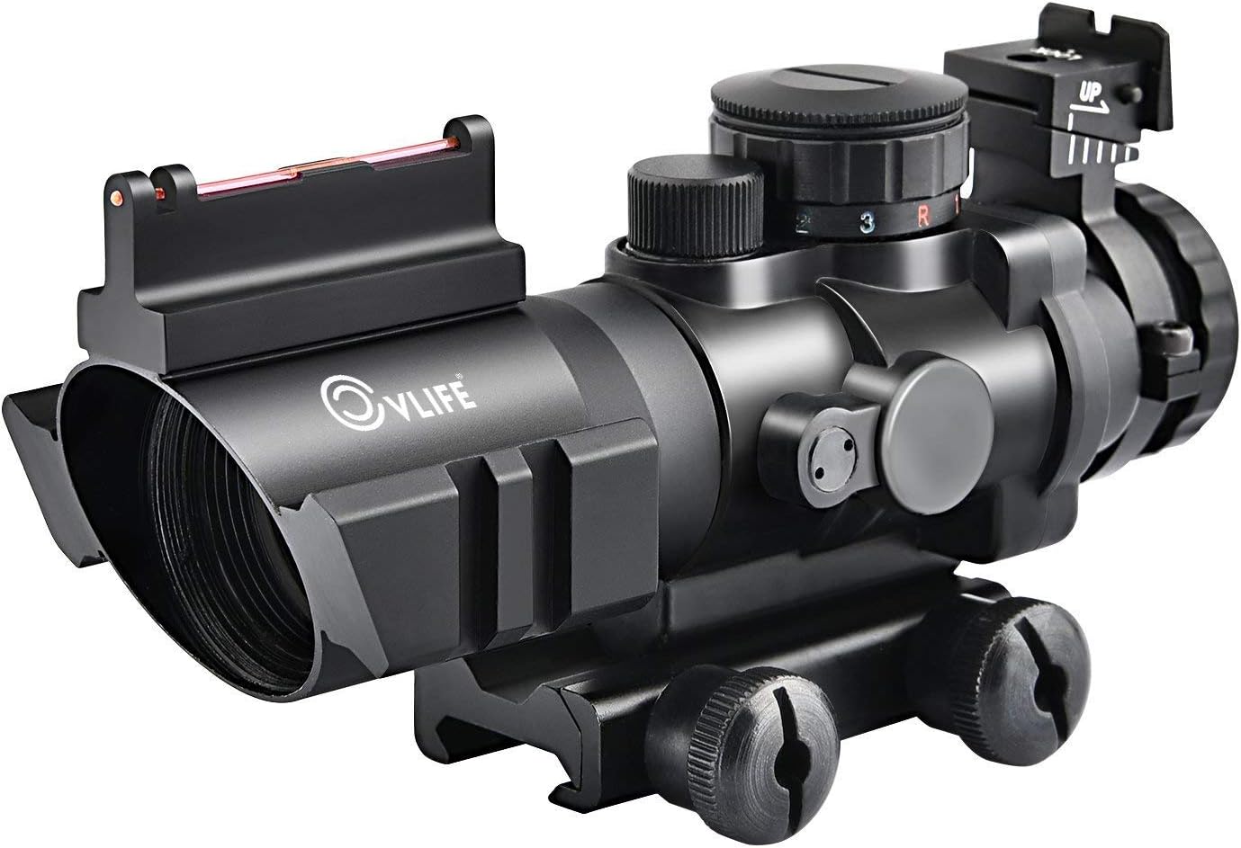 4x32 Tactical Rifle Scope with Fiber Optic Sight I643915